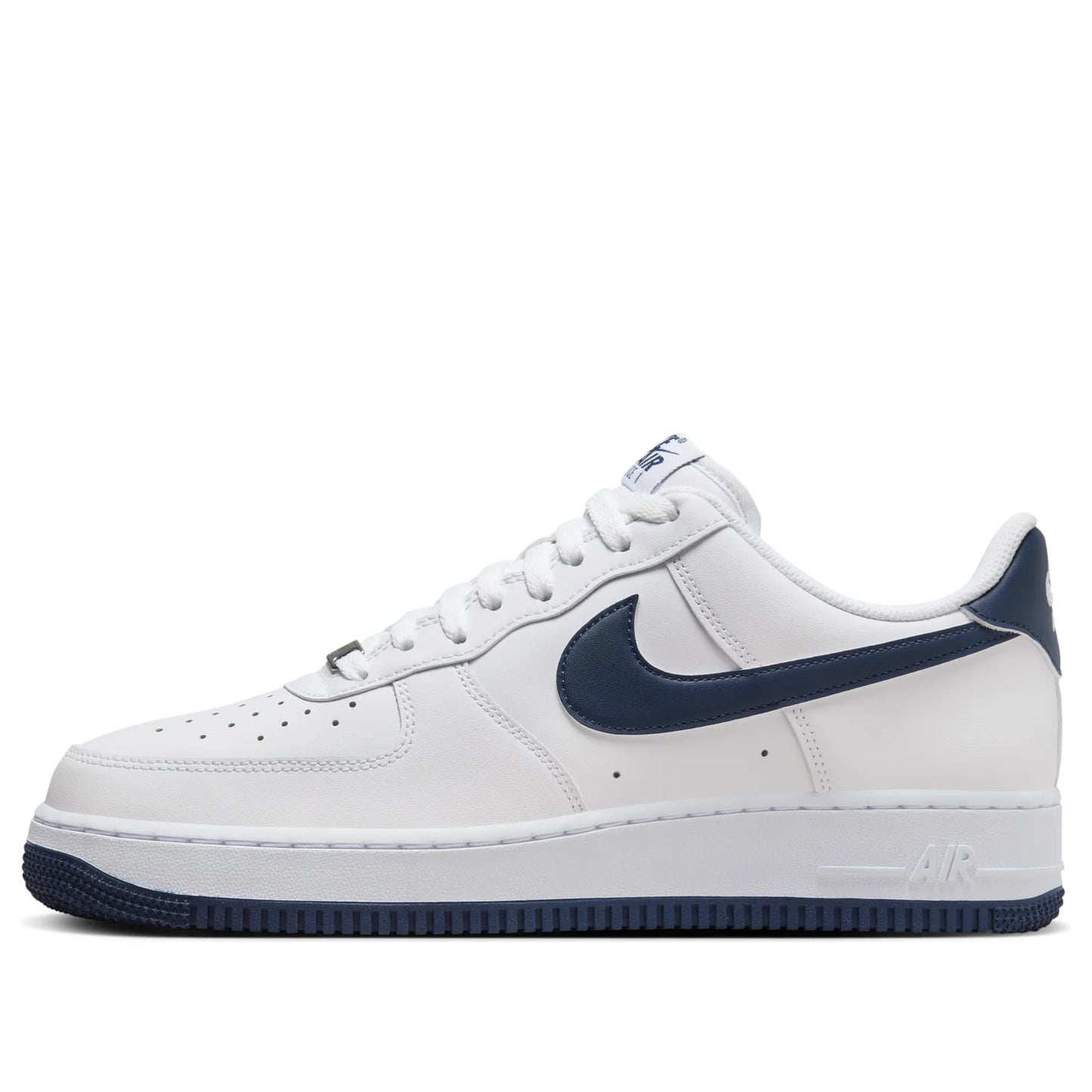 FJ4146 104 Nike Air Force 1 '07 White Midnight Navy (2024)