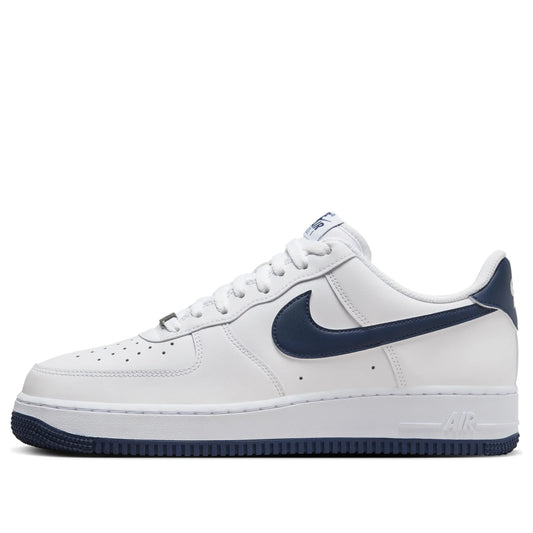 FJ4146 104 Nike Air Force 1 '07 White Midnight Navy (2024)