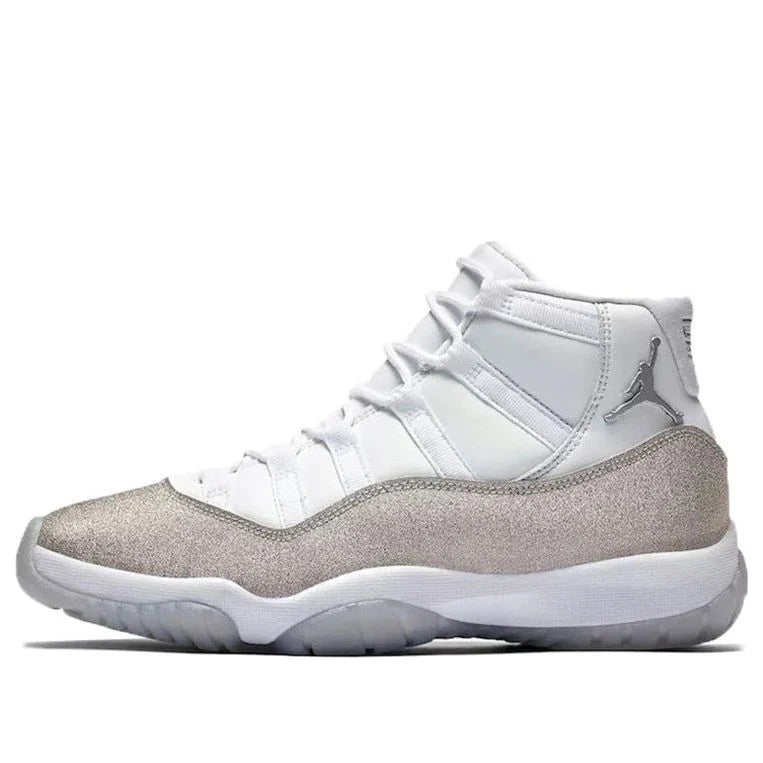 AR0715 100 Air Jordan 11 Retro White Metallic Silver (Women's)
