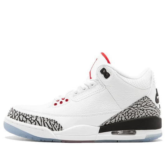 923096 101 Air Jordan 3 Retro Free Throw Line White Cement