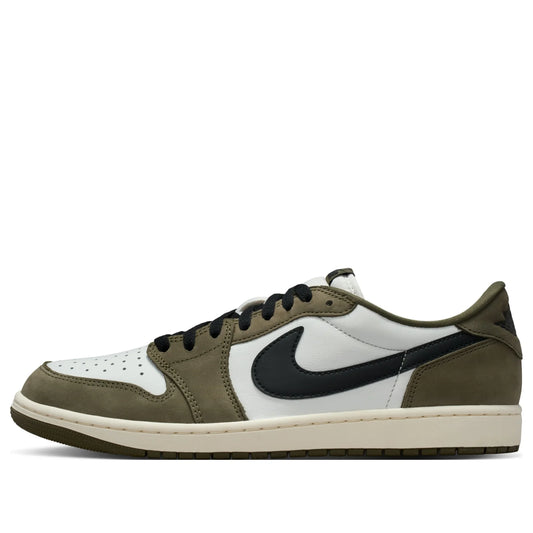 HQ6998 200 Air Jordan 1 Retro Low Medium Olive Summit White Sail Black