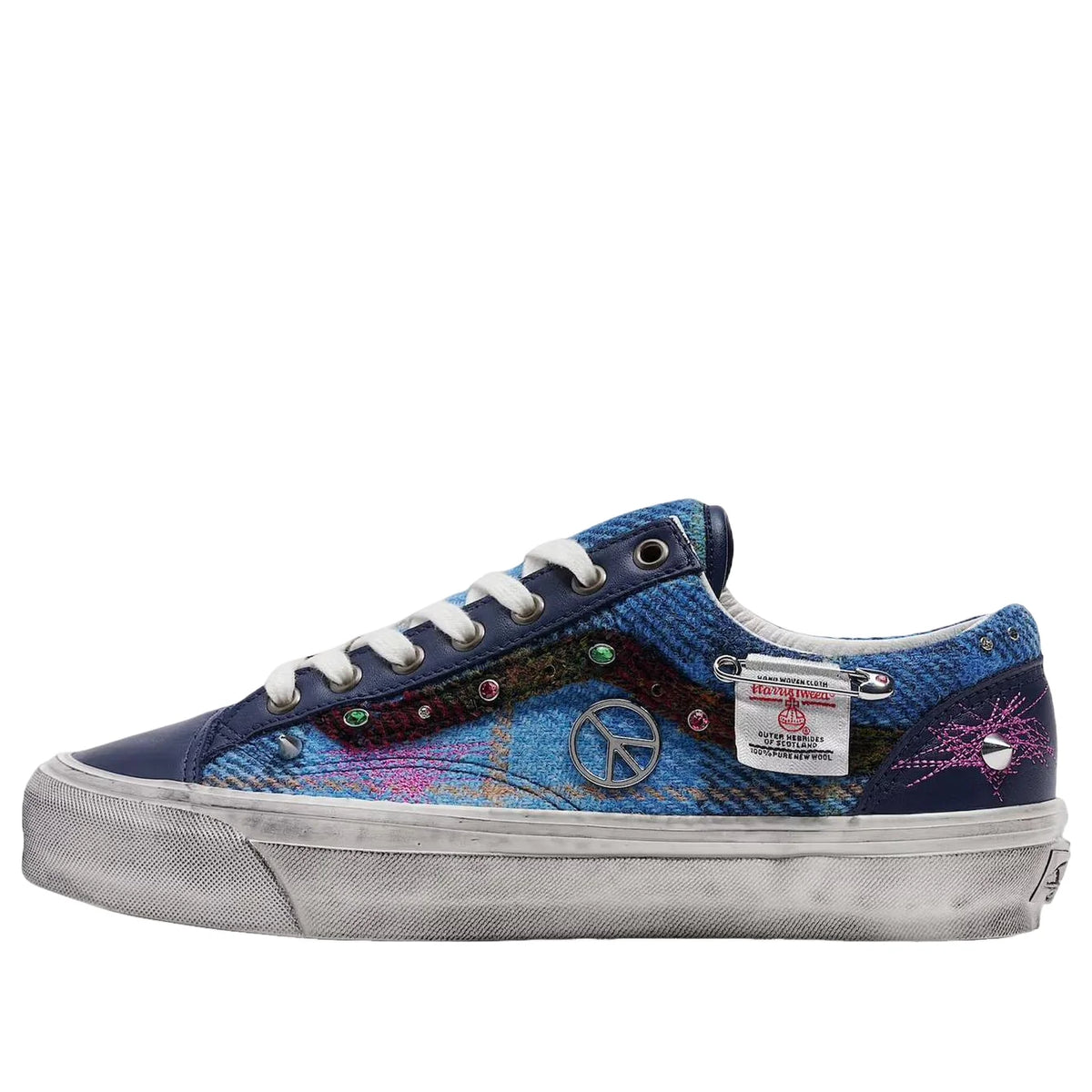 VN000E8VBIP Vans Old Skool 36 Harris Tweed Blue Multi