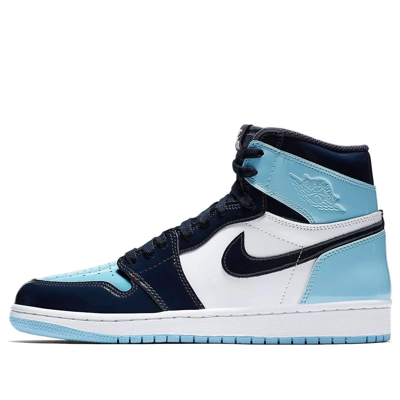 CD0461 401 Air Jordan 1 Retro High UNC Patent (Women's)