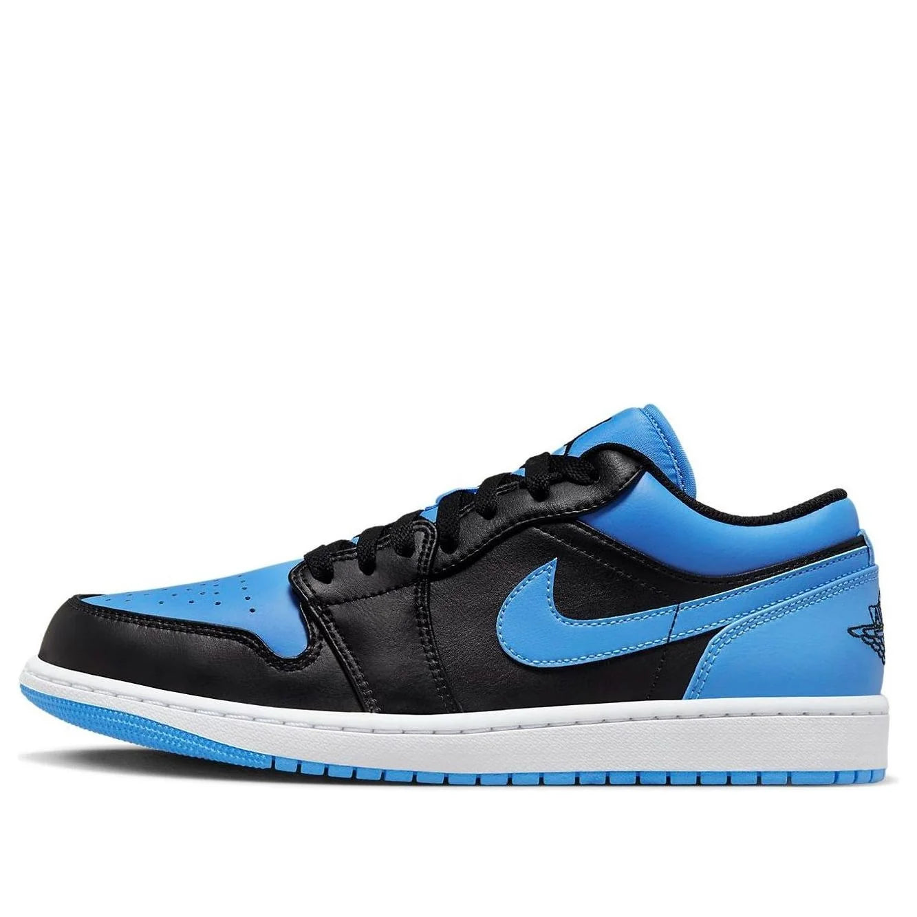 553558 041 Air Jordan 1 Low Black University Blue