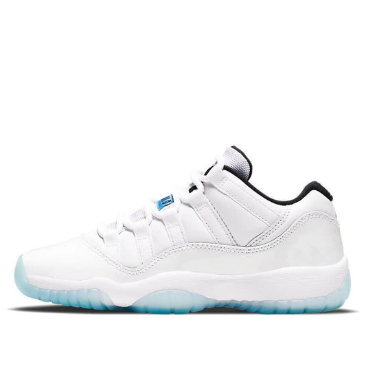 528896 117 Jordan 11 Retro Low Legend Blue (GS)