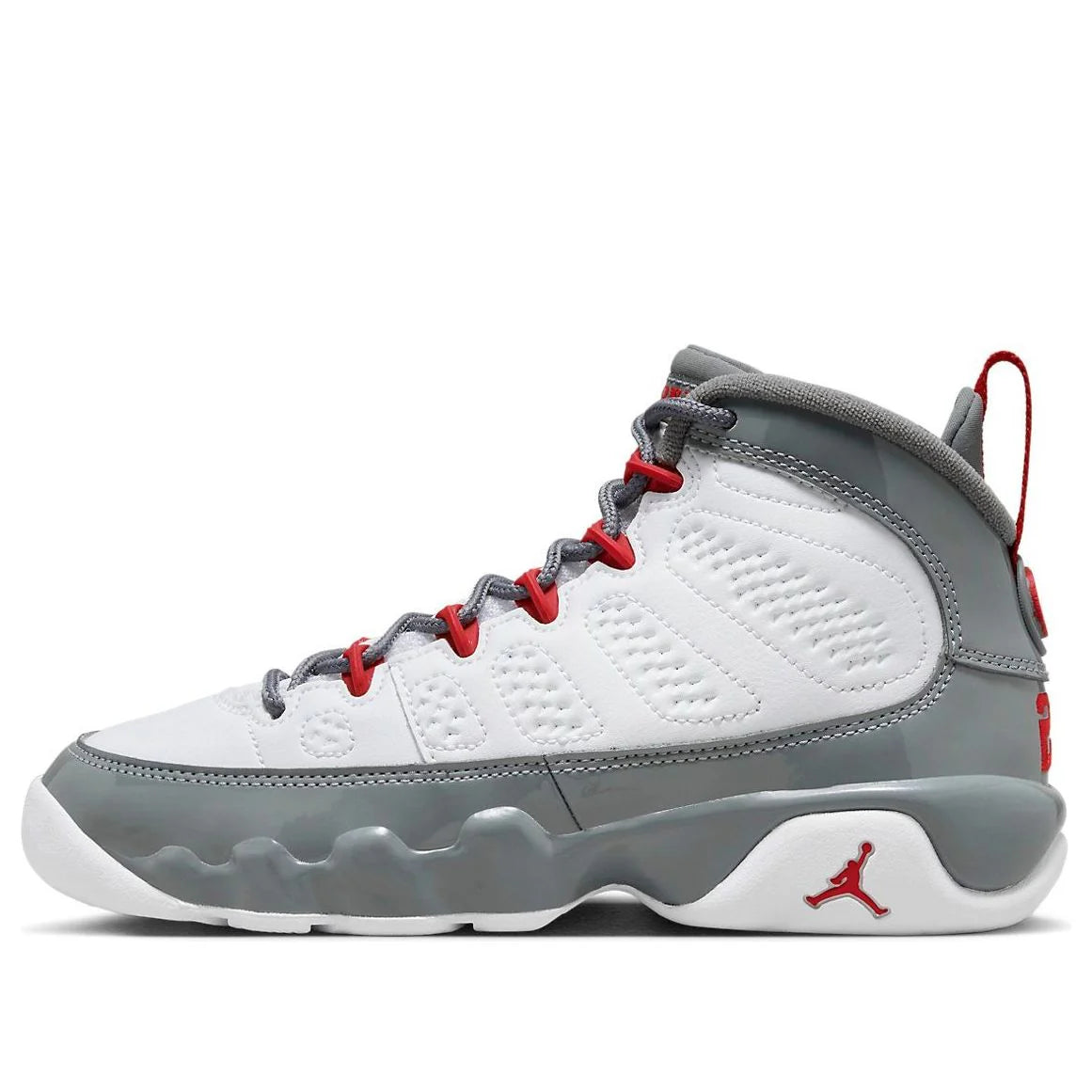 302359 162 Air Jordan 9 Retro Fire Red (GS)