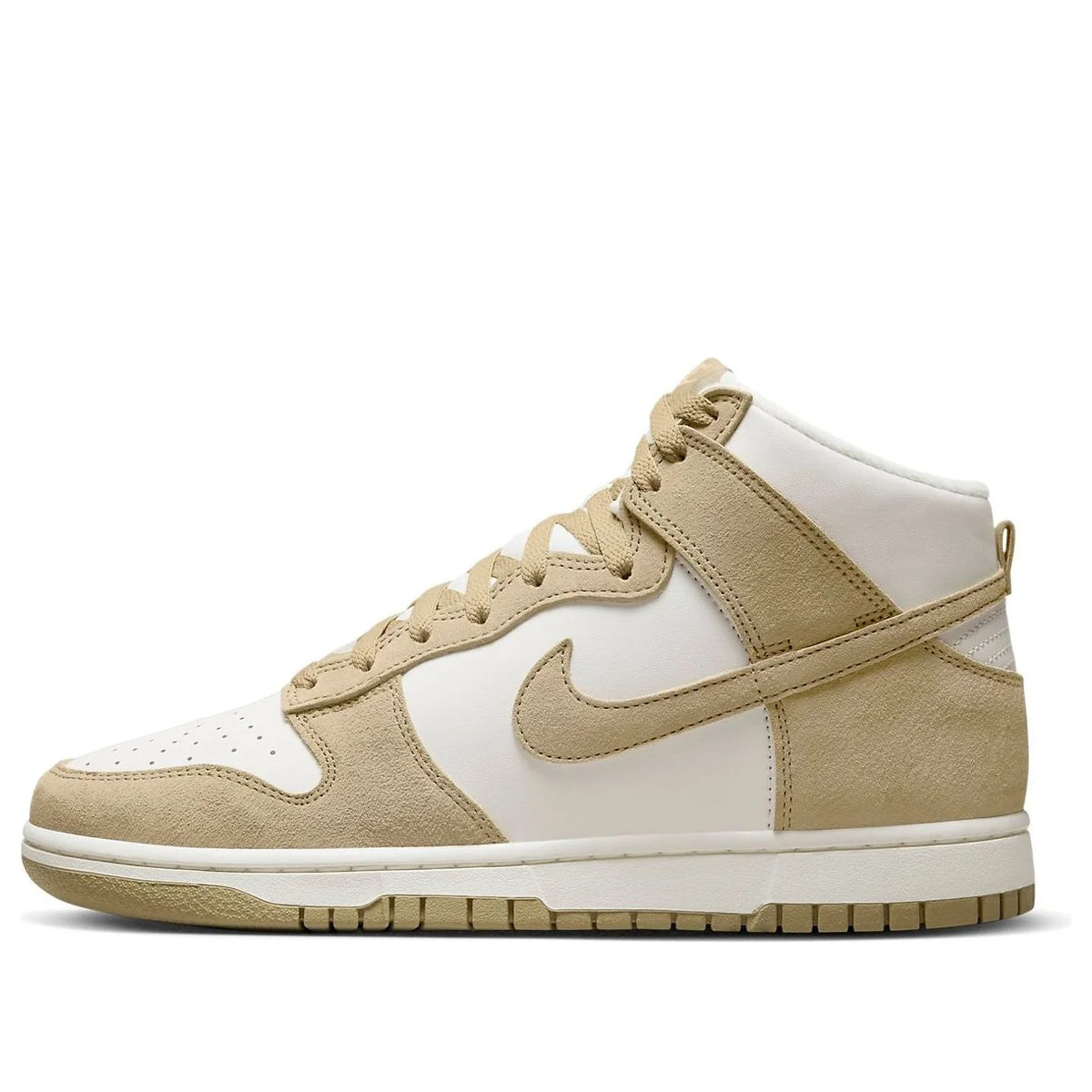 DQ7679 001 Nike Dunk High Tan Suede White