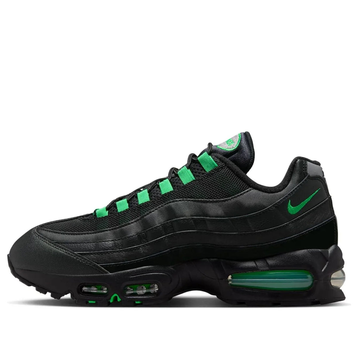IB1667 002 Nike Air Max 95 OG Big Bubble Black Green Shock