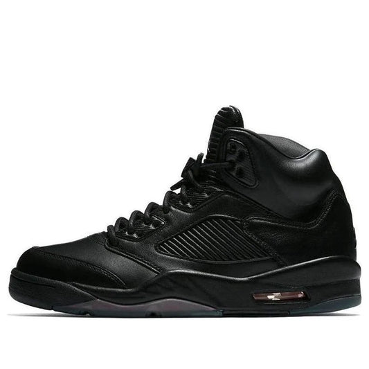 881432 010 Air Jordan 5 Retro Premium Triple Black