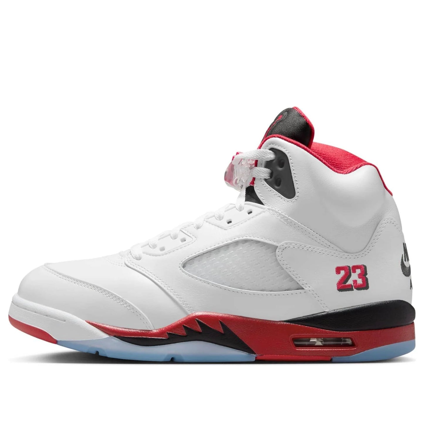 HQ7980 101 Jordan 5 Retro Fire Red Black Tongue (2025) (GS) [NO BOX]
