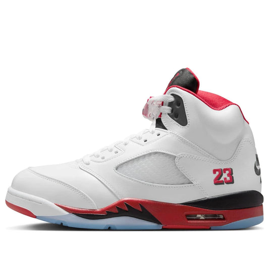 HQ7980 101 Jordan 5 Retro Fire Red Black Tongue (2025) (GS) [NO BOX]