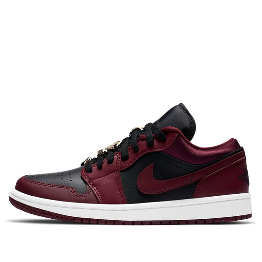 DB6491 600 Air Jordan 1 Low Dark Beetroot Black (Women's)