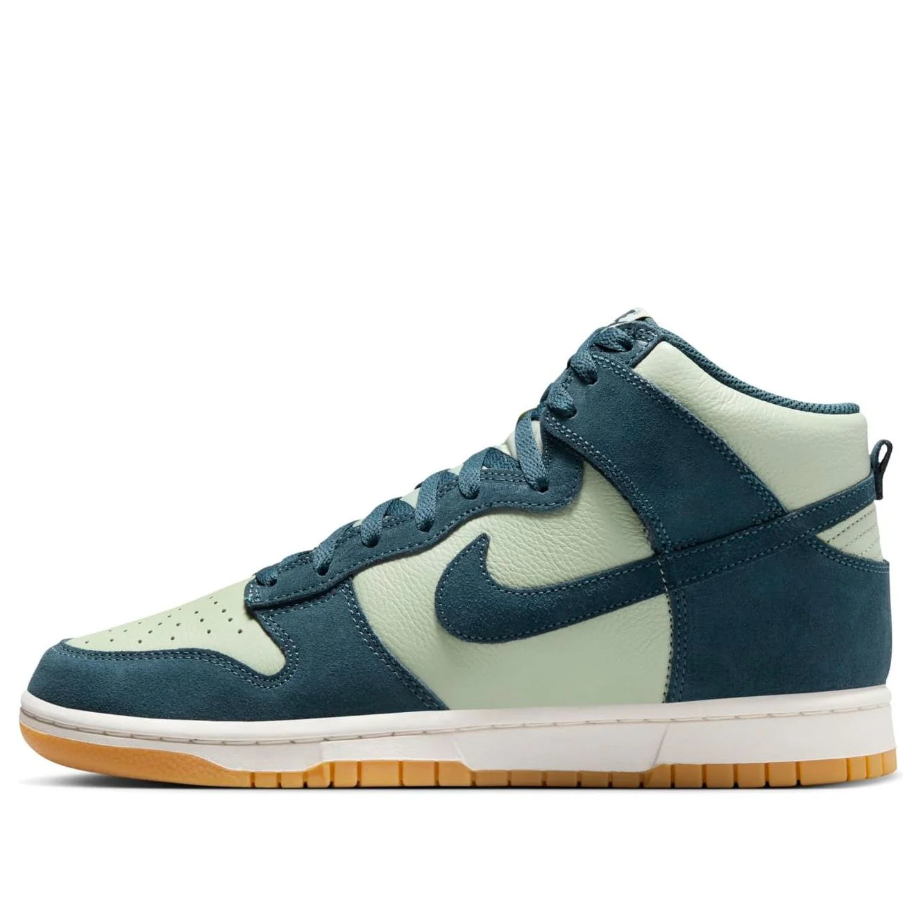 FZ4739 300 Nike Dunk High Retro SE Jade Horizon Phantom Gum Yellow Armory Navy