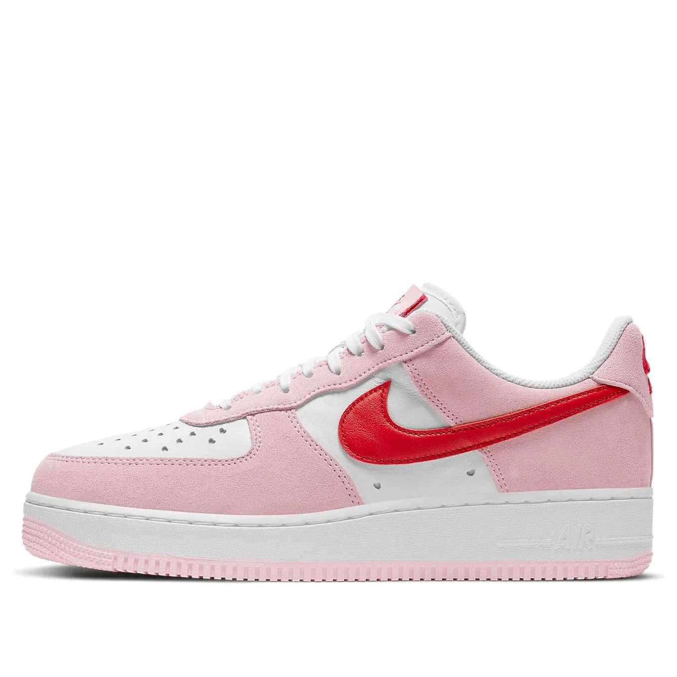 DD3384 600 Nike Air Force 1 Low '07 QS Valentine's Day Love Letter