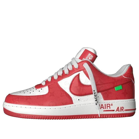 Louis Vuitton Nike Air Force 1 Low de Virgil Abloh Rojo