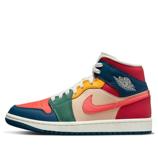 DN3738 400 Jordan 1 Mid SE Multi Color (2022) (Women's)