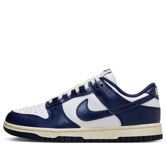 FN7197 100 Nike Dunk Low PRM Vintage Azul marino