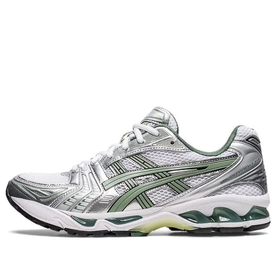 1201A019 107 ASICS Gel-Kayano 14 White Pure Silver Slate Grey Sage