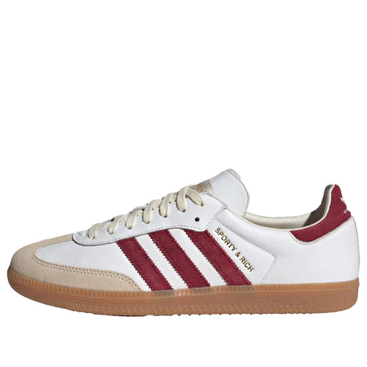 IF5660 adidas Samba Sporty & Rich White Collegiate Burgundy