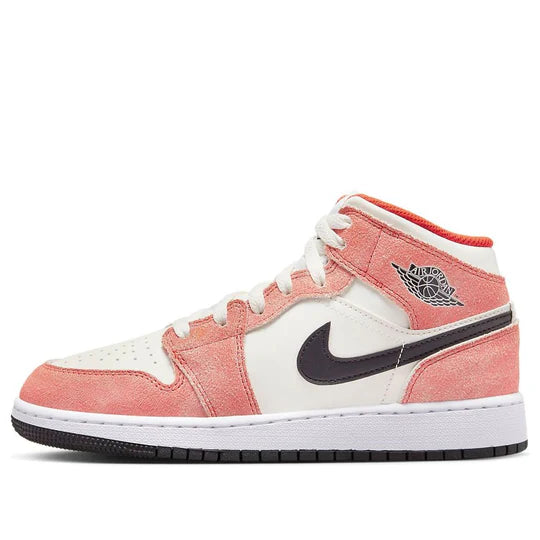 DV1336 800 Jordan 1 Mid SE Orange Suede (GS)