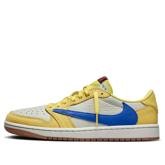 DZ4137 700 Jordan 1 Retro Low OG SP Travis Scott Canary (Women's)