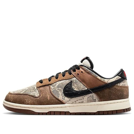 FJ5434 120 Nike Dunk Low Premium CO.JP Piel de serpiente marrón