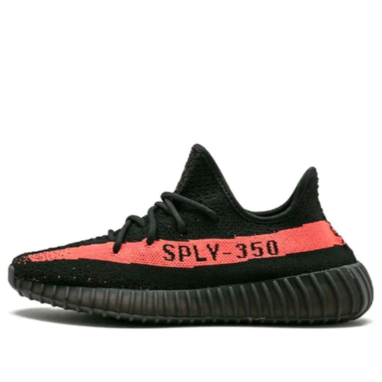 BY9612 Yeezy Boost 350 V2 Núcleo Negro Rojo