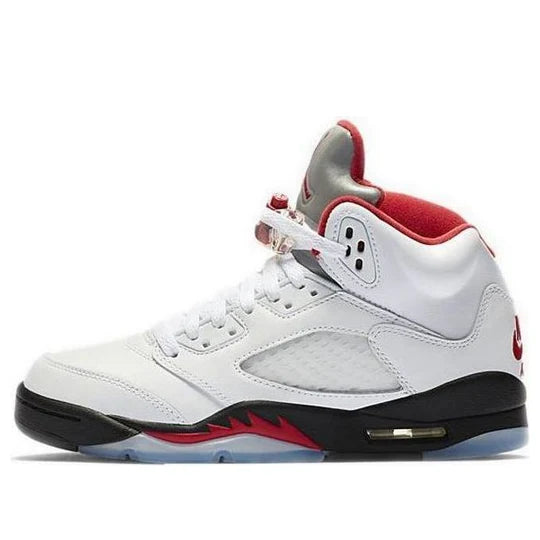440888 102 Jordan 5 Retro Fire Rojo Plata Lengua (2020) (GS)