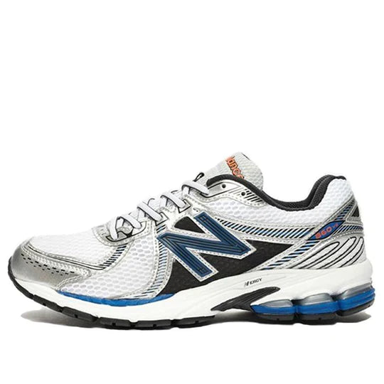 ML860XB New Balance 860v2 White Team Royal Silver