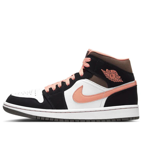 DH0210 100 Jordan 1 Mid Peach Mocha (Women's)