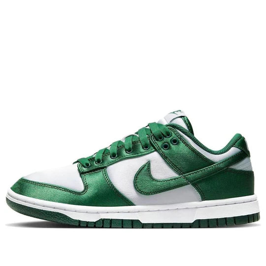 DX5931 100 Nike Dunk Low Michigan State Satin (Women's) [CONDITIONAL]