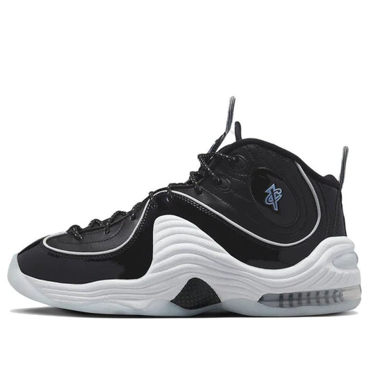 DV0817 001 Nike Air Penny 2 Black Patent Football Grey