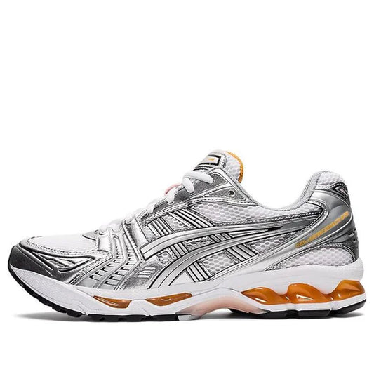 1201A019 106 ASICS Gel-Kayano 14 White Pure Sliver Orange