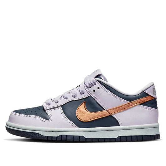 DX1663 400 Nike Dunk Low SE Copper Swoosh (GS)