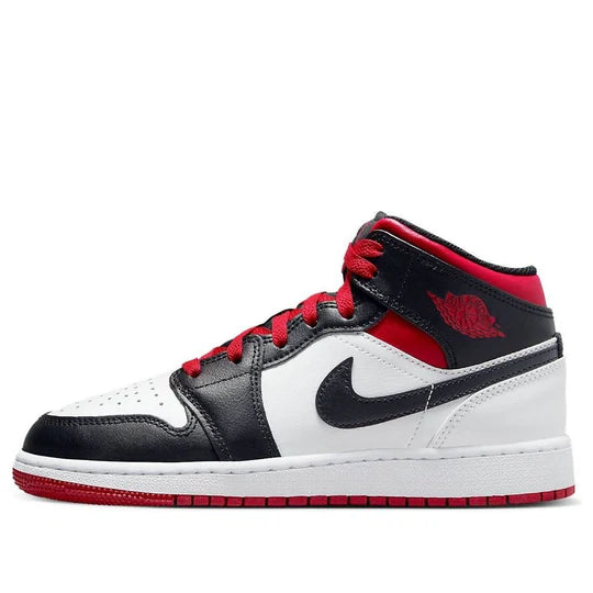 DQ8423 106 Jordan 1 Mid Gym Red Black Toe (GS)