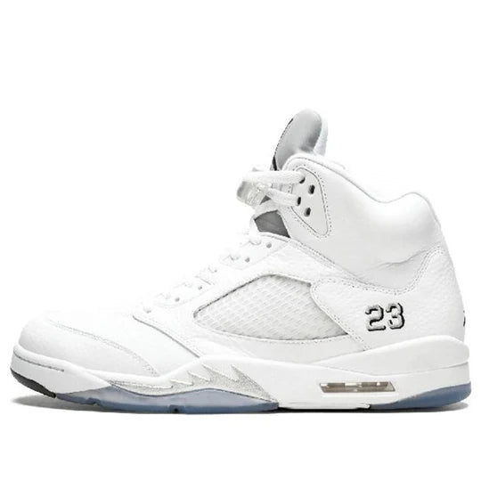 136027 130 Jordan 5 Retro Metallic White (2015)