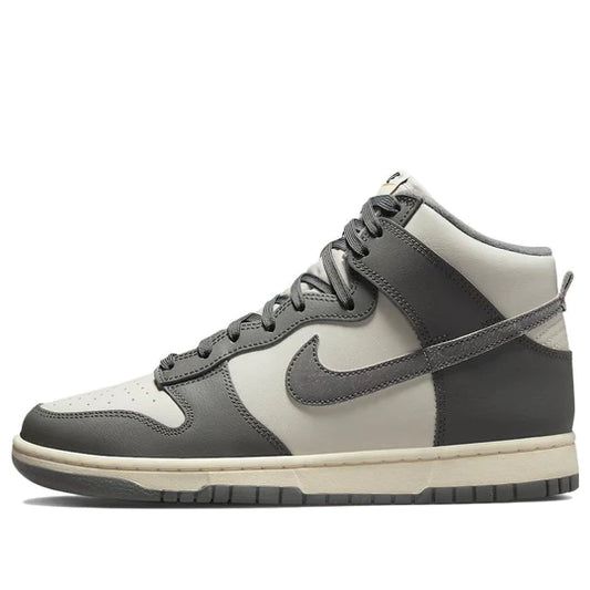 DM0582 001 Nike Dunk High Vintage Gris Hueso Claro