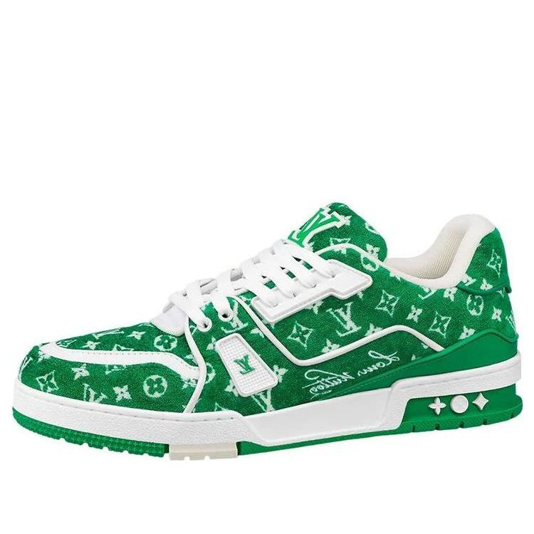 1ABFSA Louis Vuitton Trainer Green Monogram [NO BOX]
