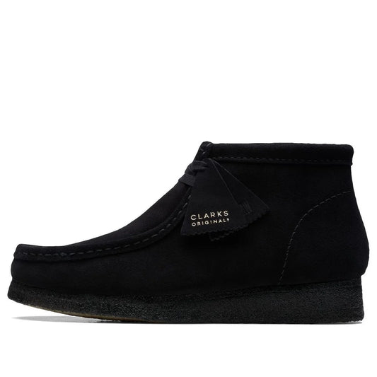 26155517 Clarks Originals Wallabee Boot Triple Black Suede