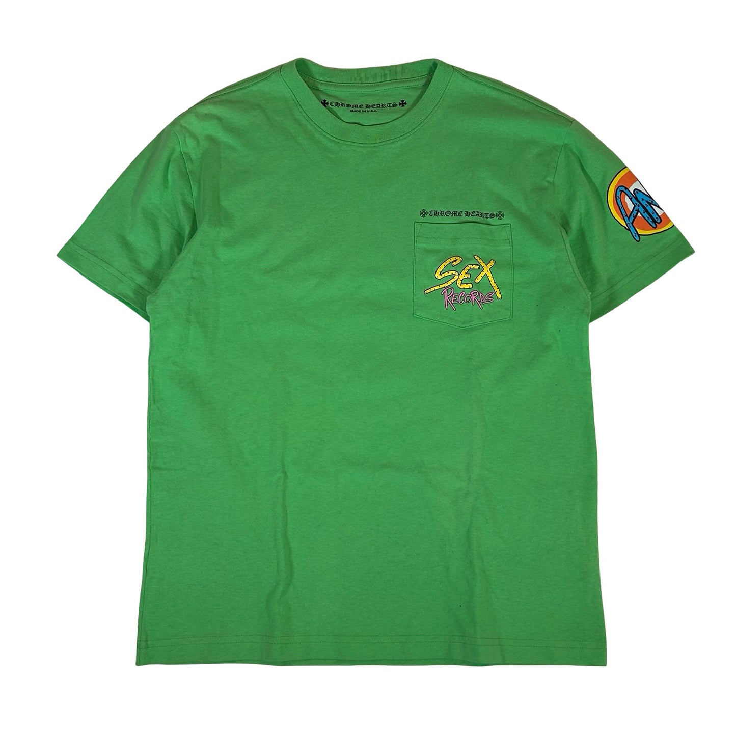 Chrome Hearts Matty Boy Sex Records T-shirt Green [USED] - M (Used2)