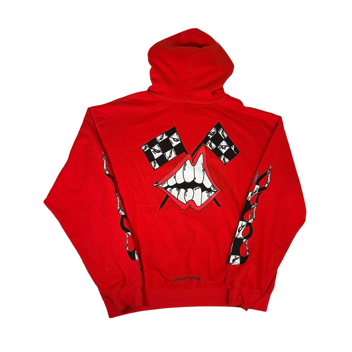 Chrome Hearts x Matty Boy Flames Hoodie Red [USED] - L (Used)