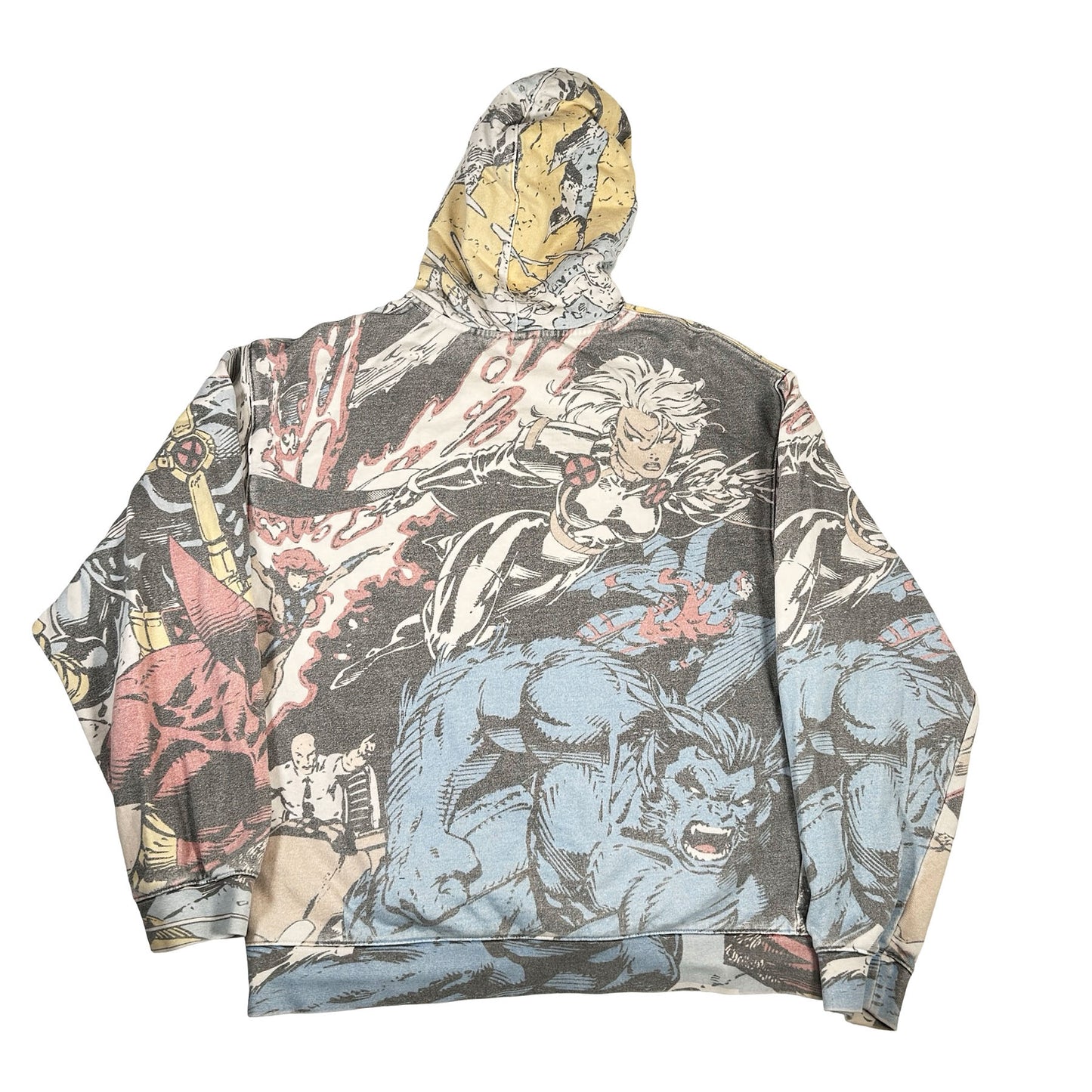 Kith x Marvel X-Men Battle Hoodie White PH [USED] - M (Used)