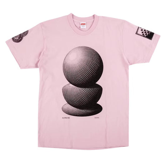 Supreme MC Esher Three Spheres Tee Pink [USED] - M (Used)