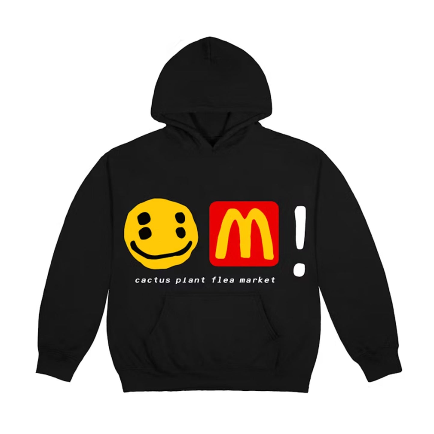 Cactus Plant Flea Market x McDonald's CPFM Icons! Hoodie Black