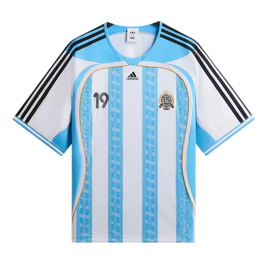 Kith x adidas Messi Football Jersey Blue/White