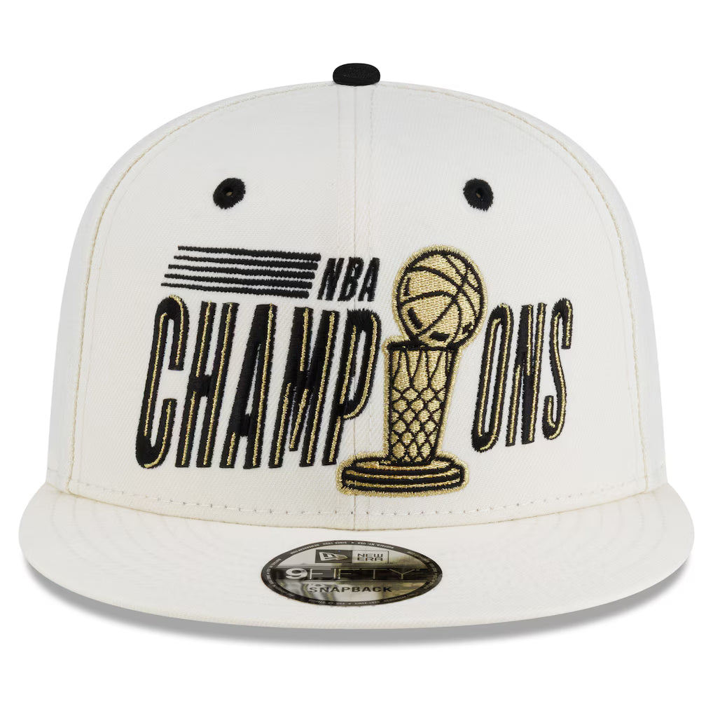 New York Knicks New Era Cream 2026 NBA Finals Champions Parade 9FIFTY Snapback Hat