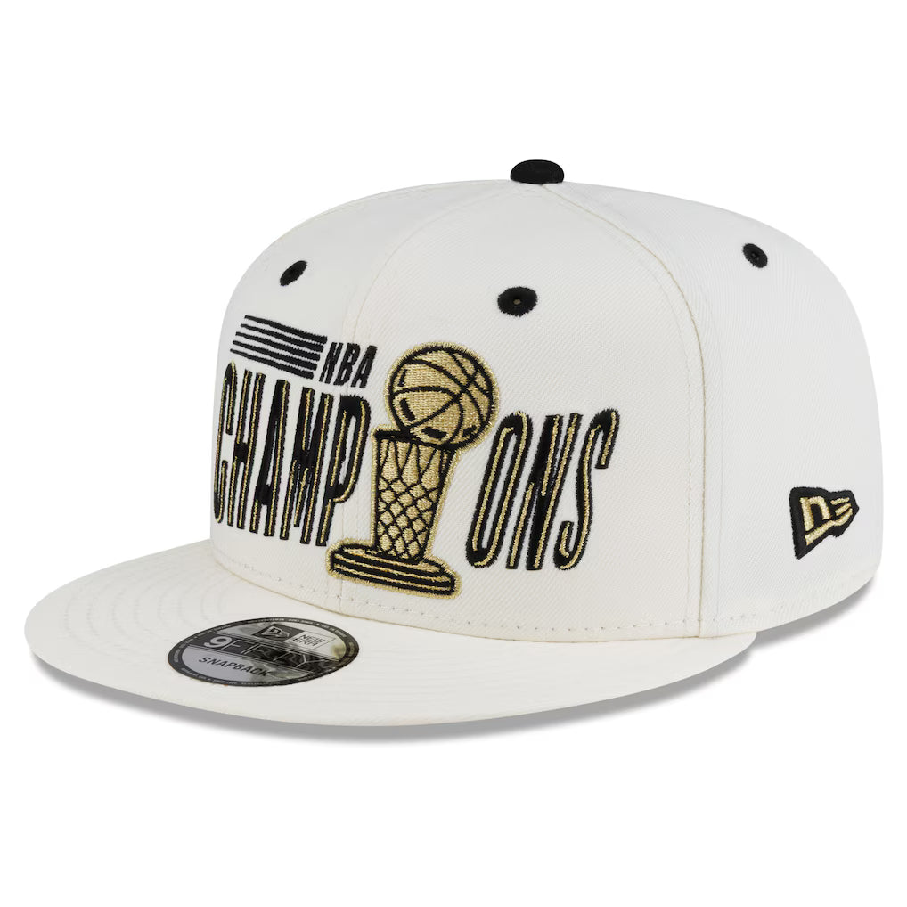New York Knicks New Era Cream 2026 NBA Finals Champions Parade 9FIFTY Snapback Hat