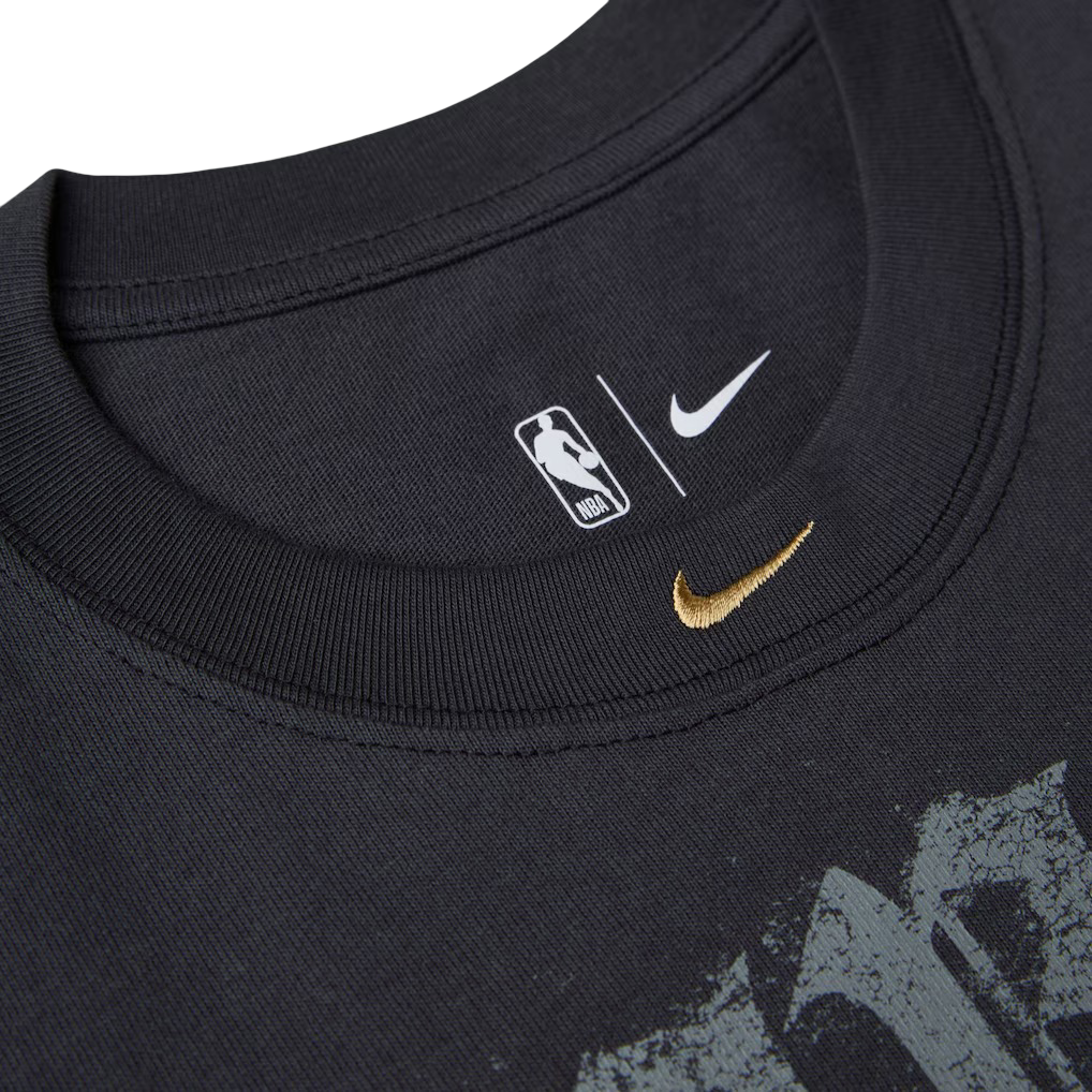New York Knicks Nike 2026 NBA Finals Champions Authentic Locker Room Limited Edition On Court T-Shirt Gray