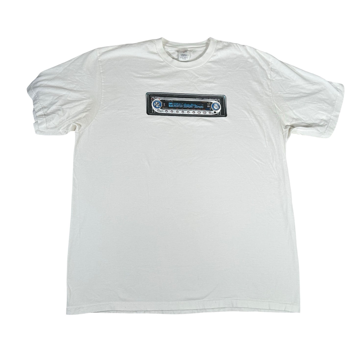 Supreme Receiver Tee White [USED] - XL (Used)
