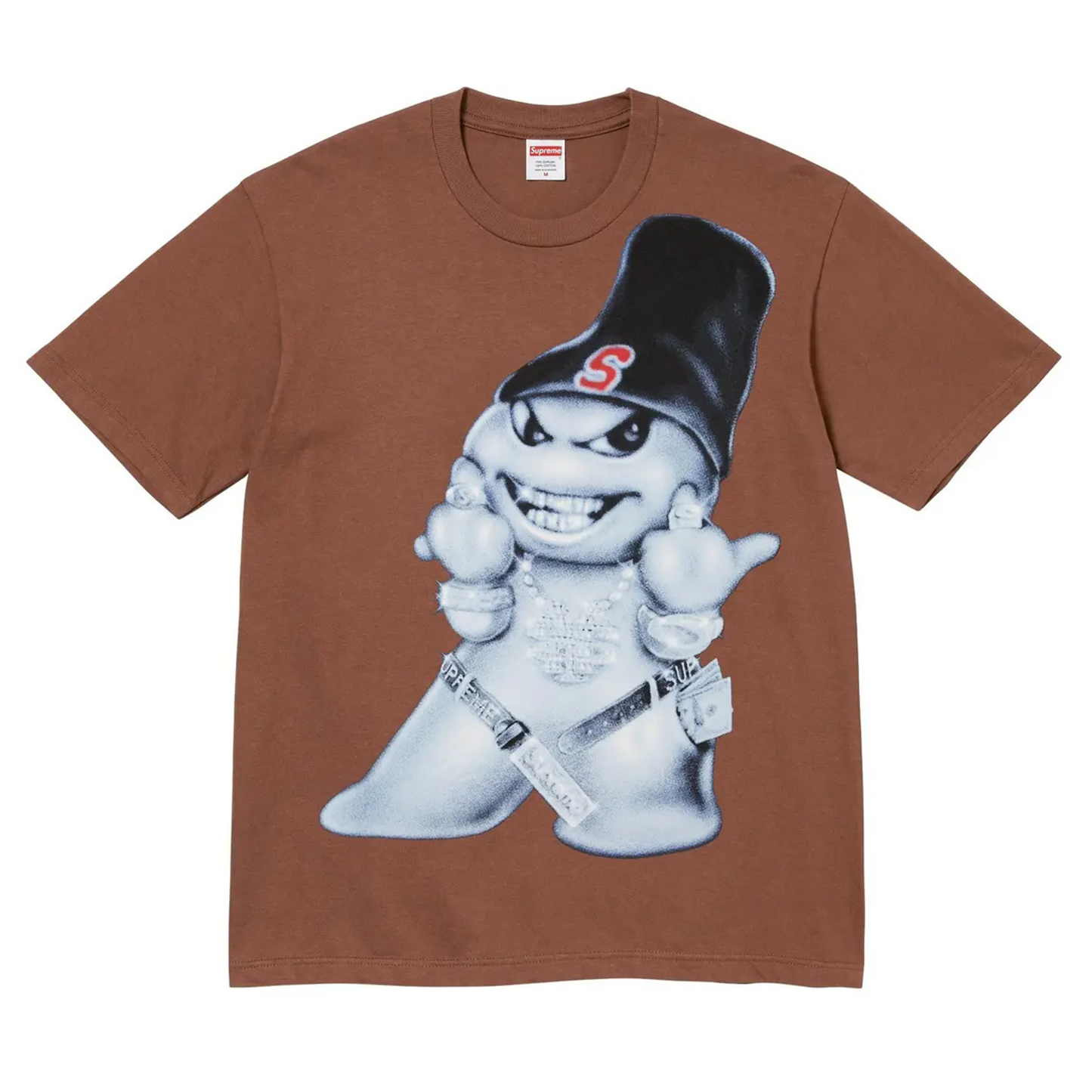 Supreme Snowman Tee Brown